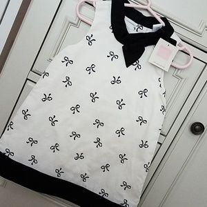 Janie and Jack Black and white dress